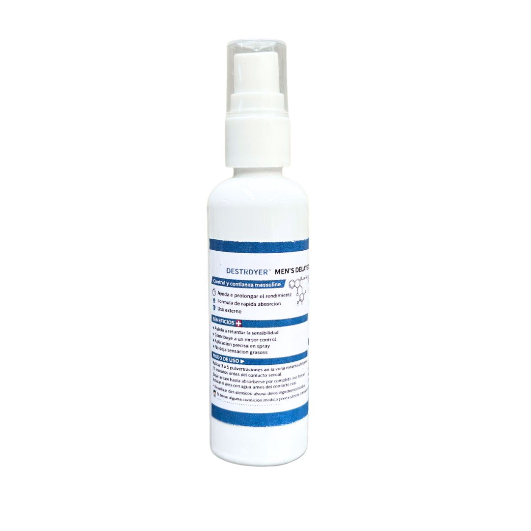 Spray retardante masculino en gel