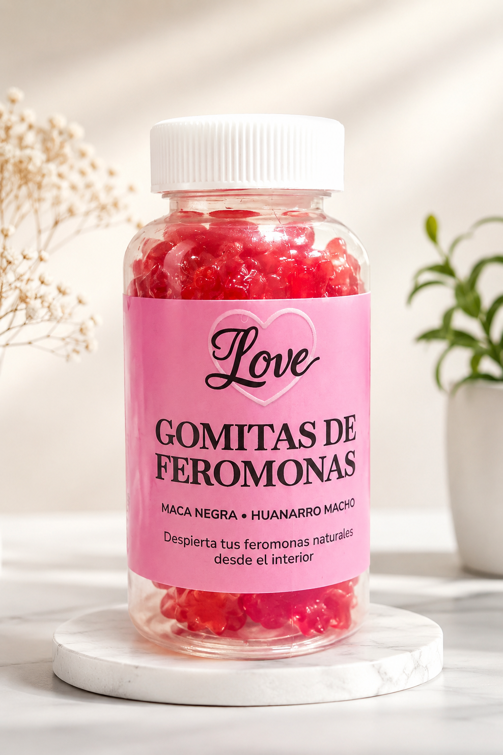 gomitas de feromonas love