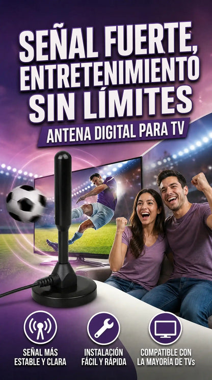 Antena Hd Tv Television Digital Receptor