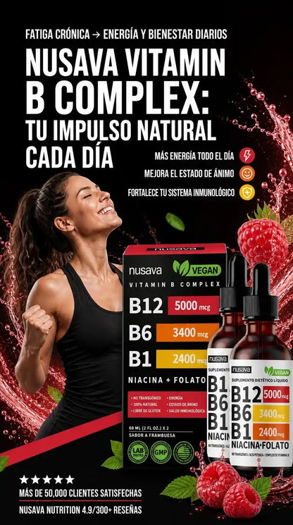 Nusava vitamin b complex 60ml x2