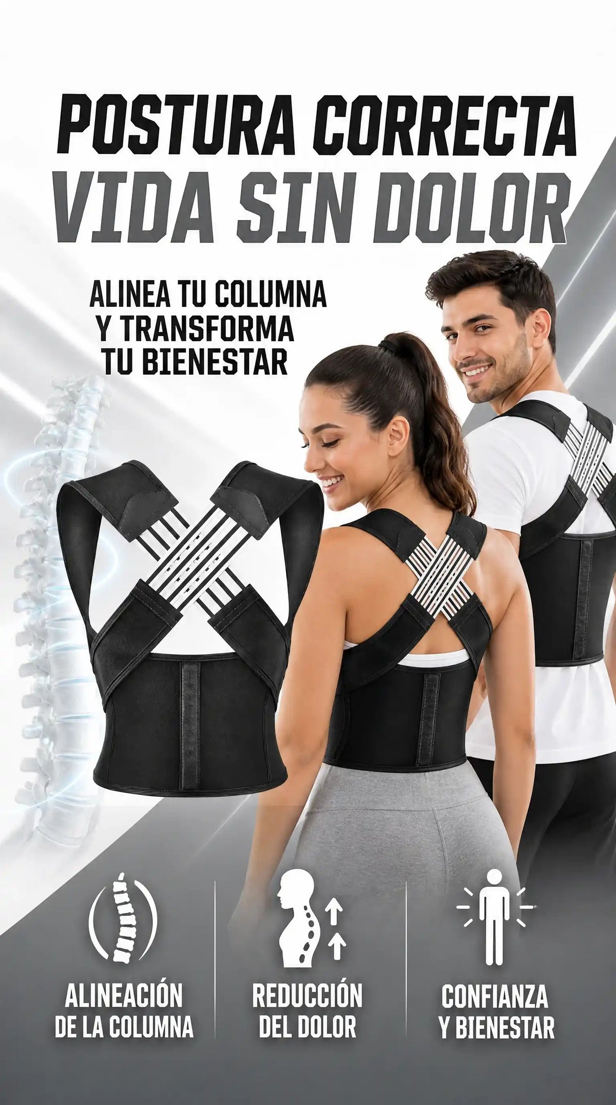Corrector de Postura Ajustable