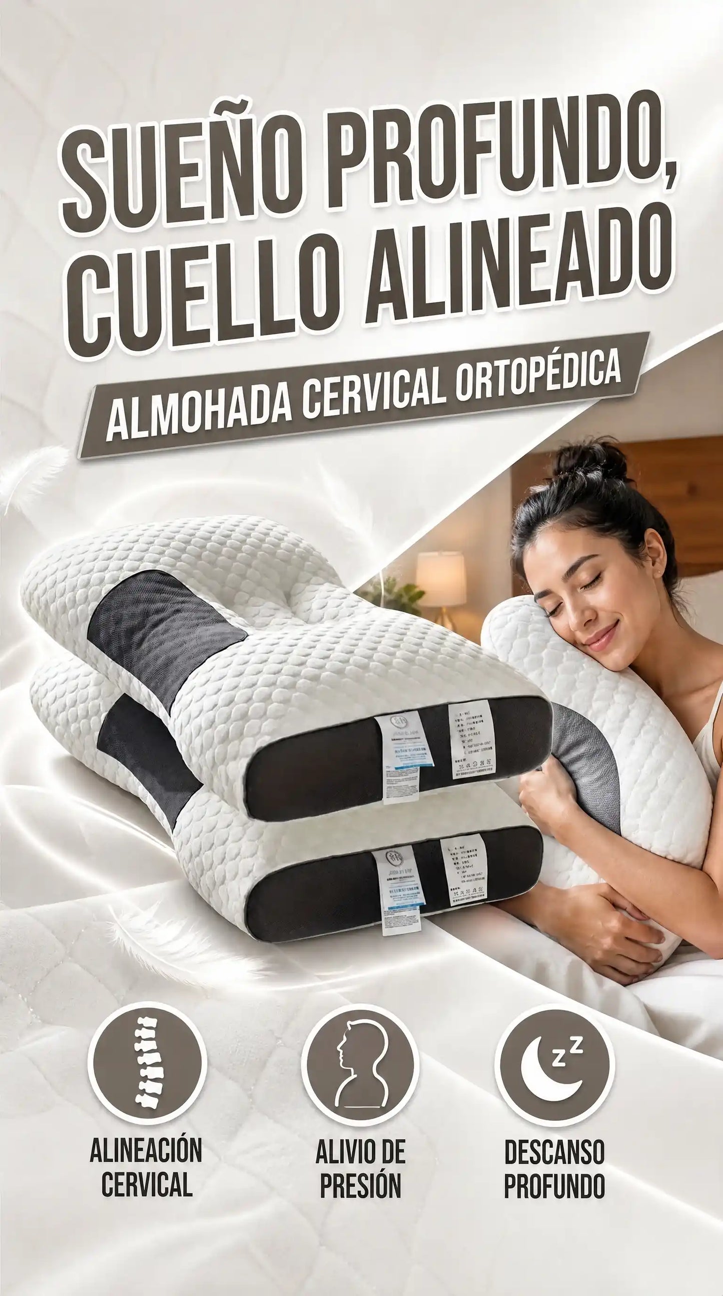 Almohada Ortopedica De Cuello