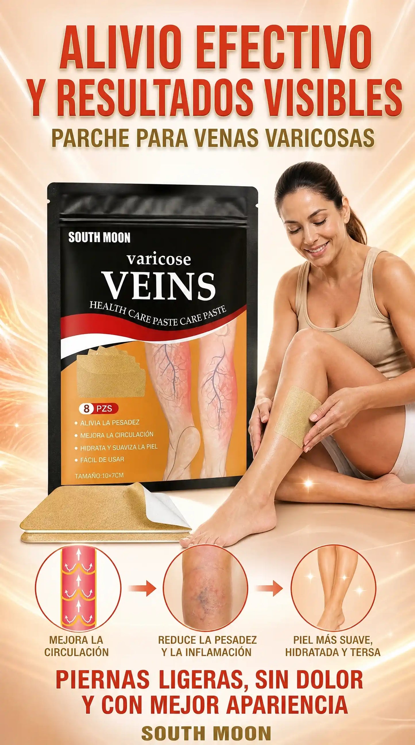 parche para venas varices