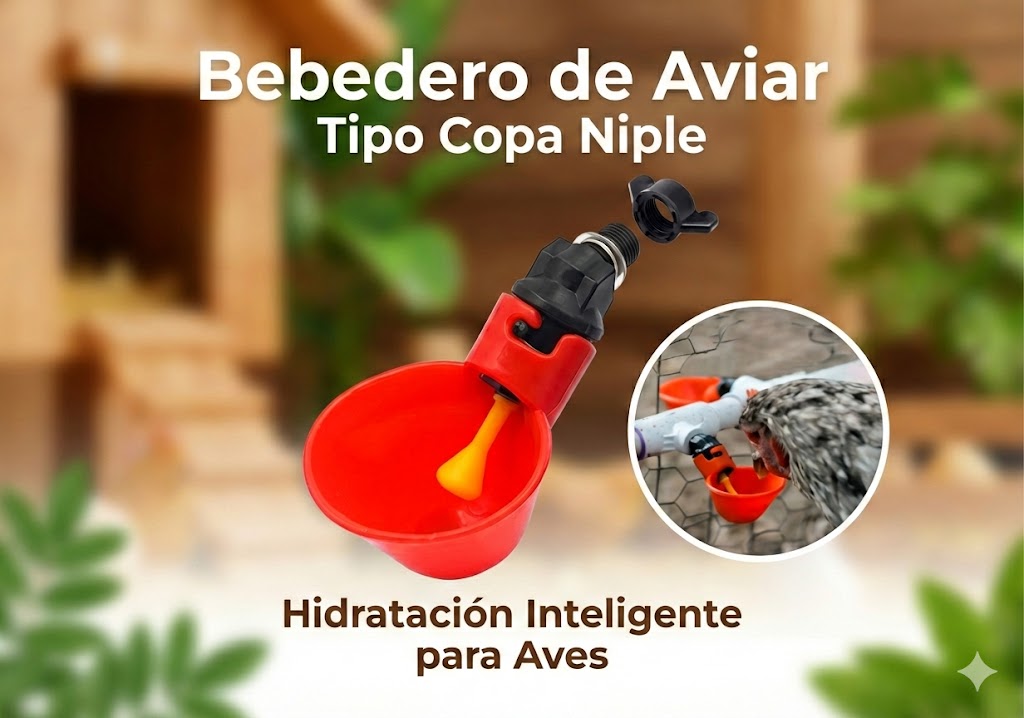 bebedero aviar tipo copa