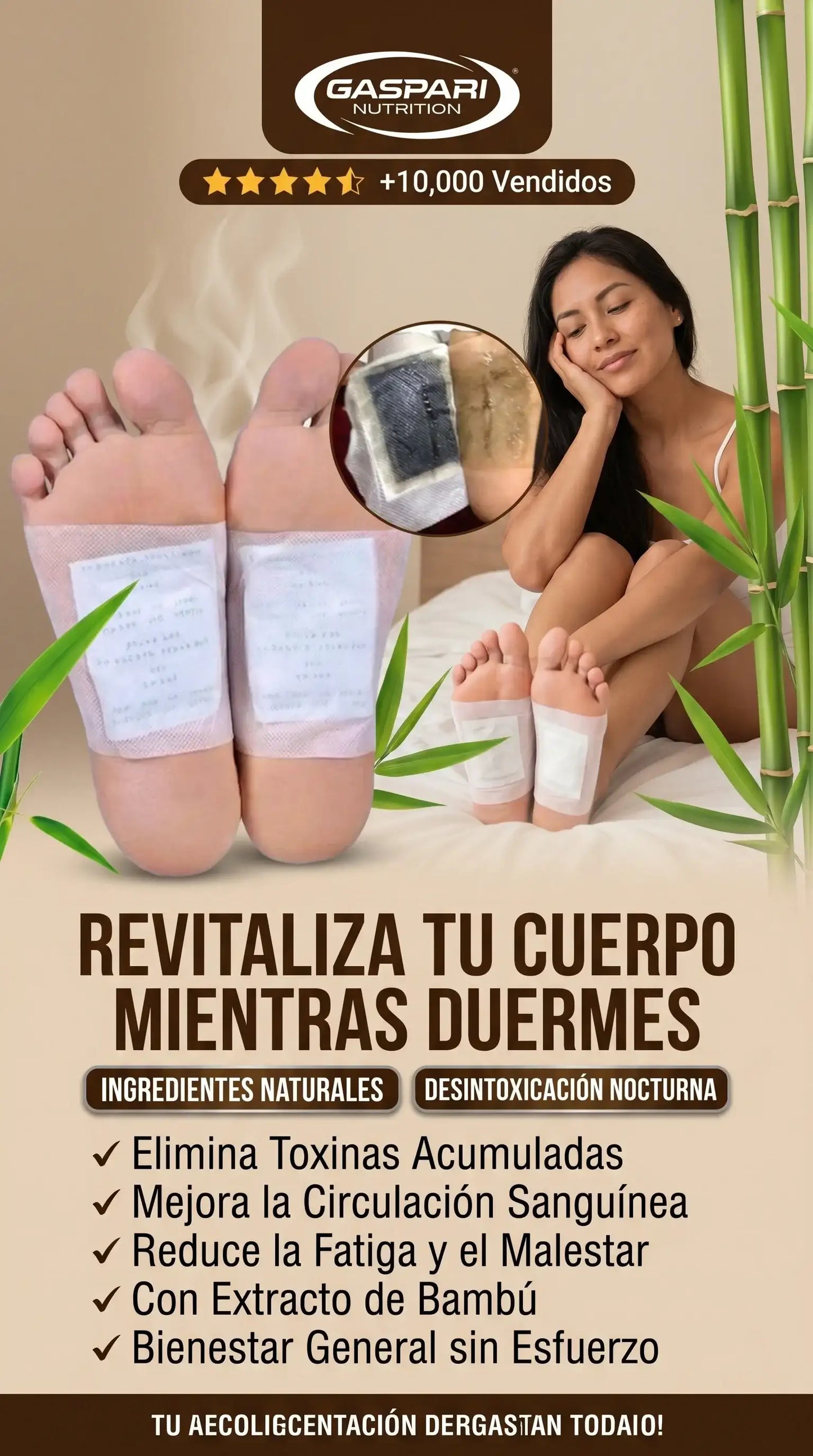 Parches Kinoki Caja De 10 Unidades