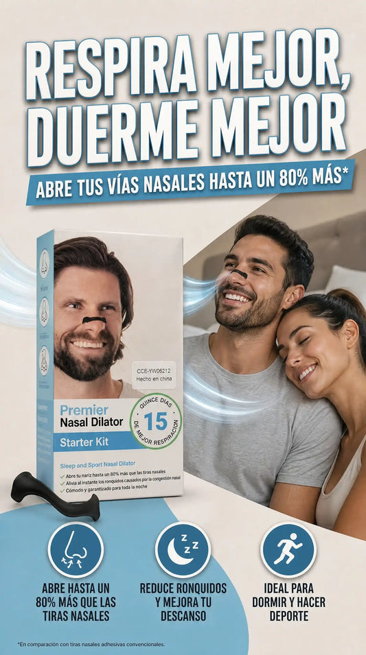 dilatador nasal para dormir y practicar