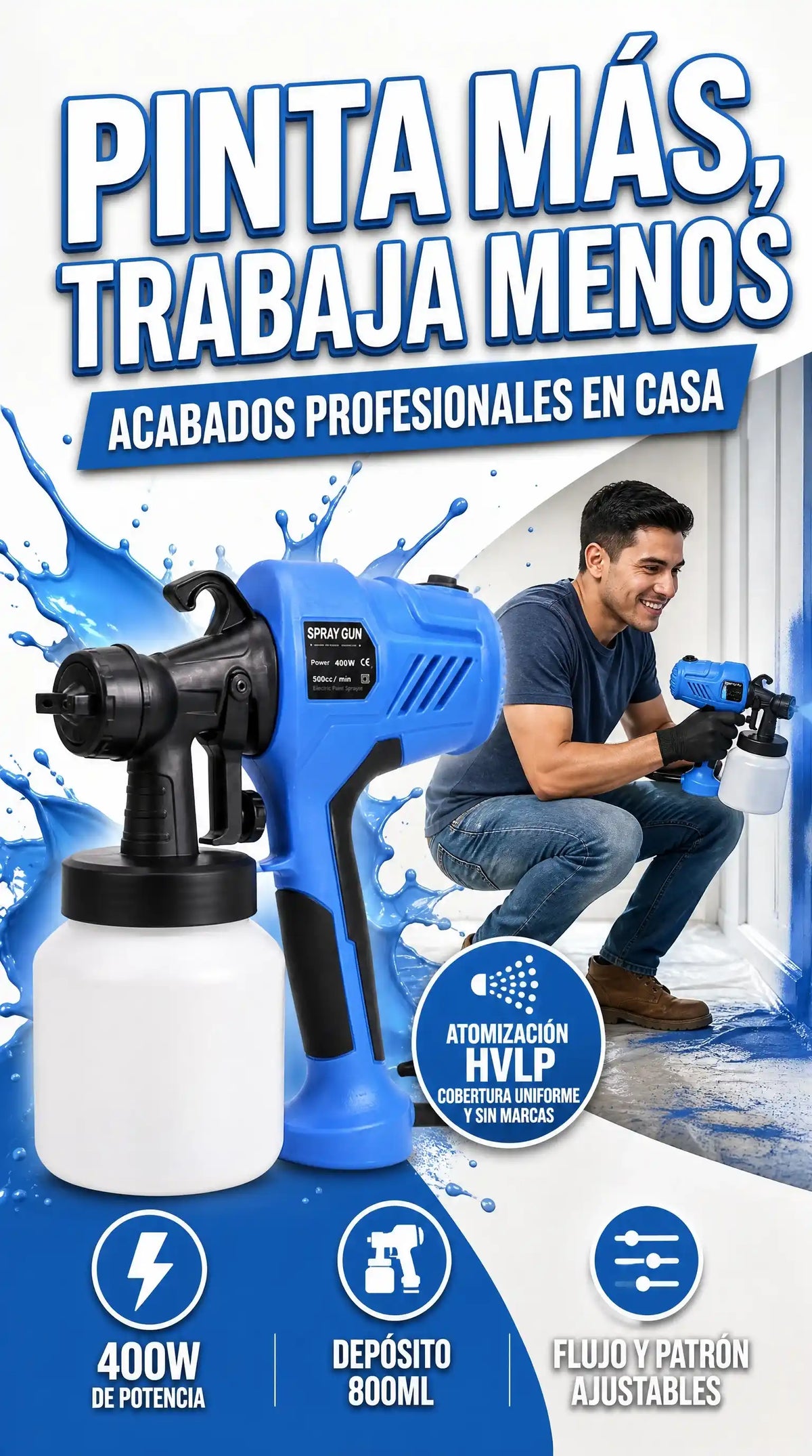 pistola de pintura