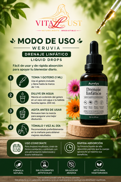 Drenaje Linfático en Gotas — 59 ml 🌿